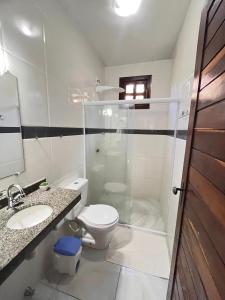 Koupelna v ubytování Refúgio da natureza em Morro de São Paulo