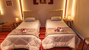 Postel nebo postele na pokoji v ubytování Invernada Blessmann - quarto 1