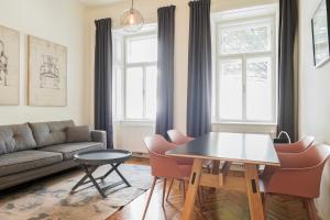 Posezení v ubytování HeyMi Apartments Stolberggasse