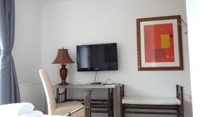 TV a/nebo společenská místnost v ubytování Hotel BouCZECH