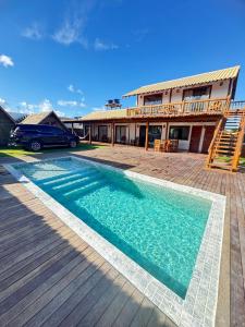 Bazén v ubytování Vila Tibá Pousada nebo v jeho okolí