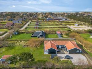 an aerial view of a house at Holiday Home Torhild - 700m from the sea by Interhome in Ringkøbing