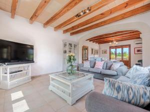 Televiisor ja/või meelelahutuskeskus majutusasutuses Villa Can Banzer by Interhome