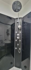 a bathroom with a shower and a sink at T1 rénové 29 m2 cosy confort ! in Anzin