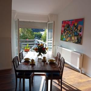 Χώρος καθιστικού στο Apartment nähe Heidelberg für 4 Personen