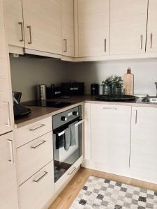 Køkken eller tekøkken på Refined and Ultra-Central Apartment Studio