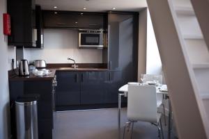Dapur atau dapur kecil di For Students Only - Dean Clarke Lofts in Exeter