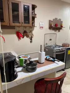 Kuchyň nebo kuchyňský kout v ubytování Nuevo y Renovado apartamento con jacuzzi
