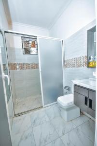 Koupelna v ubytování Irenka Residence