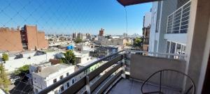 a balcony with a view of a city at María in Paraná