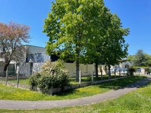 a tree on the side of a road at Les Nids Tranquiles - Pays de Fontainebleau in Le Châtelet-en-Brie