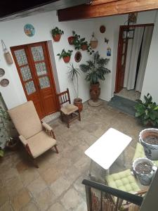 Χώρος καθιστικού στο Casa Quimar