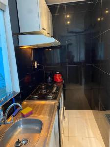 Η κουζίνα ή μικρή κουζίνα στο Apartamento no Alto do cocar Petrolina