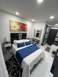 Katil atau katil-katil dalam bilik di Apartamento en la calle 93b