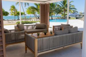 Ruang duduk di View to paradise, One bedroom apartment