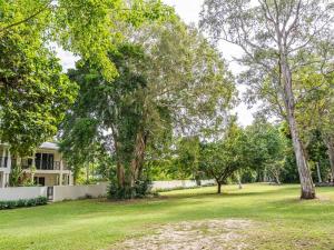 un patio con árboles frente a una casa en Sea La Vie - Port Douglas, en Port Douglas 17 fotos más