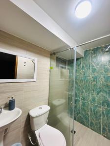 Ένα μπάνιο στο Lujoso apartamento con todas las comodidades +4 φωτογραφίες