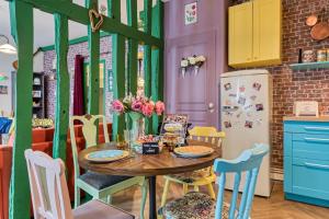 Η κουζίνα ή μικρή κουζίνα στο Appartement Friends