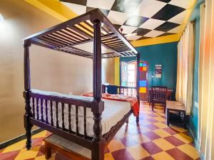 Ένα ή περισσότερα κρεβάτια σε δωμάτιο στο La Playa