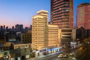 El edificio en el que está el hotel