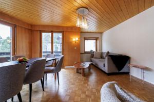 Posezení v ubytování Luxe Davos Residence with Views Private Balcony