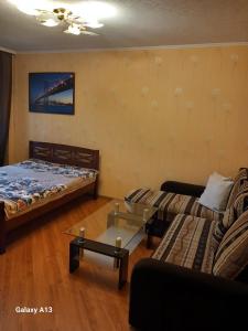 Ένα ή περισσότερα κρεβάτια σε δωμάτιο στο Kandavas 21