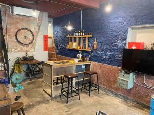 Η κουζίνα ή μικρή κουζίνα στο Lucky 17 Homestay