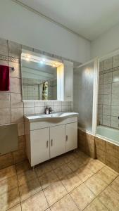 Koupelna v ubytování Poros Hills