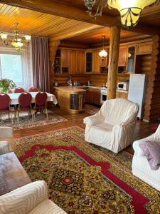 Χώρος καθιστικού στο Lake house!