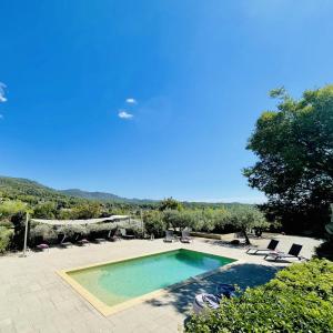 Bazén v ubytování Alegria Studios - en Provence - Piscine avec vue - Terrasse privative nebo v jeho okolí