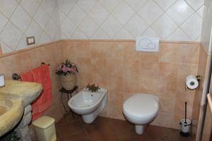 Koupelna v ubytování B&B Chorisia