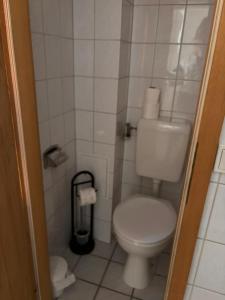 Koupelna v ubytování Modernes Apartment am Campus II