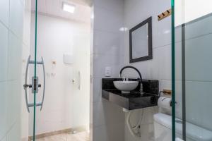 Koupelna v ubytování Loft em condominio com mar em Mangaratiba