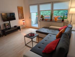 Χώρος καθιστικού στο Apartment Fuchsbau