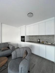 Η κουζίνα ή μικρή κουζίνα στο BT Apartments