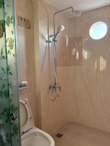 クイニョンにあるThien Hai Homeのシャワーとトイレ付きのバスルーム