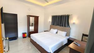 Postel nebo postele na pokoji v ubytování Misty Morning