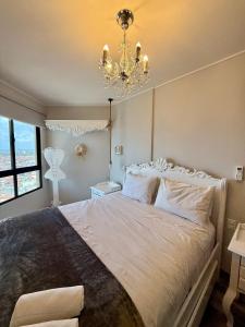 Ένα ή περισσότερα κρεβάτια σε δωμάτιο στο Studio Design 3 Apt 1203 -Mandi Hospitalidade +61 φωτογραφίες