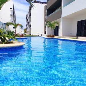 Bazén v ubytování Marina Cerritos Mazatlan nebo v jeho okolí + 3 fotografie