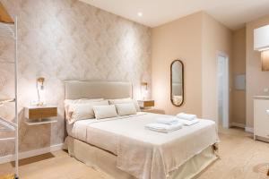 Postel nebo postele na pokoji v ubytování Casamar - New Studio Malagueta