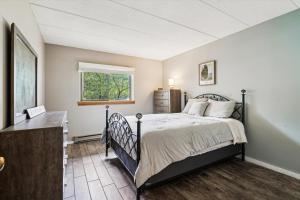 un dormitorio con una cama y una ventana en Pinnacle E12, en Killington Village 11 fotos más