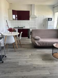 Η κουζίνα ή μικρή κουζίνα στο T2 4 couchages 15 minutes de valras plage 5 minutes du centre beziers