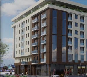 a rendering of a tall building at IL Paradiso potok akva park in Jagodina
