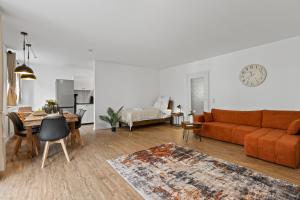 Posezení v ubytování Glücksfewo71, Zentrum, Garage, 2Terrassen, 3DScan