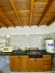 Η κουζίνα ή μικρή κουζίνα στο Hostel San Miguel