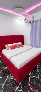 Postel nebo postele na pokoji v ubytování Bright and modern 1-bedroom apartment in Lomé