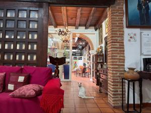 Posezení v ubytování Casa Colonial Serrezuela