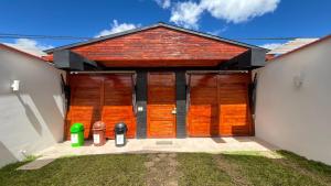 Bygningen som feriehuset ligger i