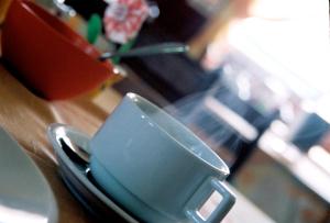 Comodidades para preparar café e chá em Hotel Palacio
