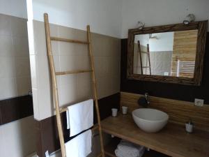 Koupelna v ubytování Chambre d'Hôtes Ty Men